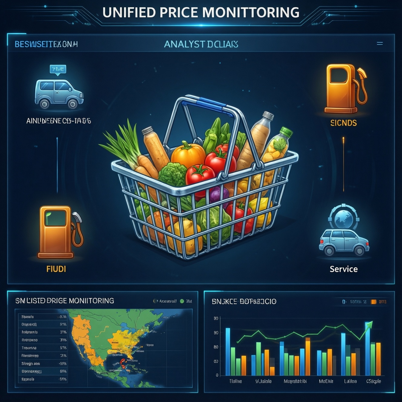 Мониторинг цен и потребительская корзина в регионе: стоимость продуктов, топлива и услуг