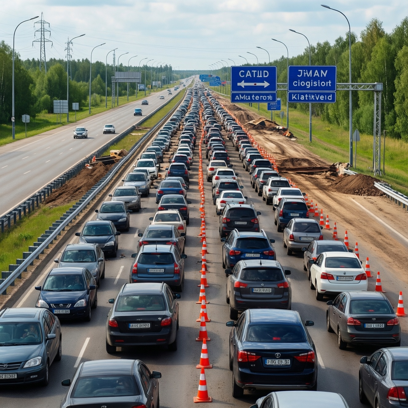 Дорожные ремонты на трассах Липецкой области: где ждать пробок и объездов